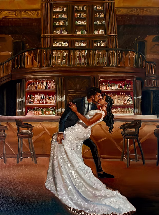 Live Wedding Painting 3